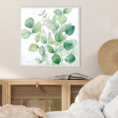«Eucalyptus Leaves I» par Cynthia Coulter, reproduction d'art sur toile encadrée