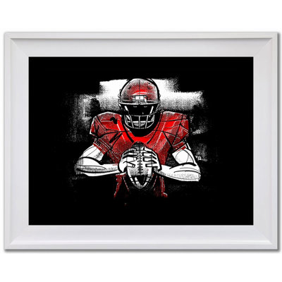 Football Player Canvas Wall Art