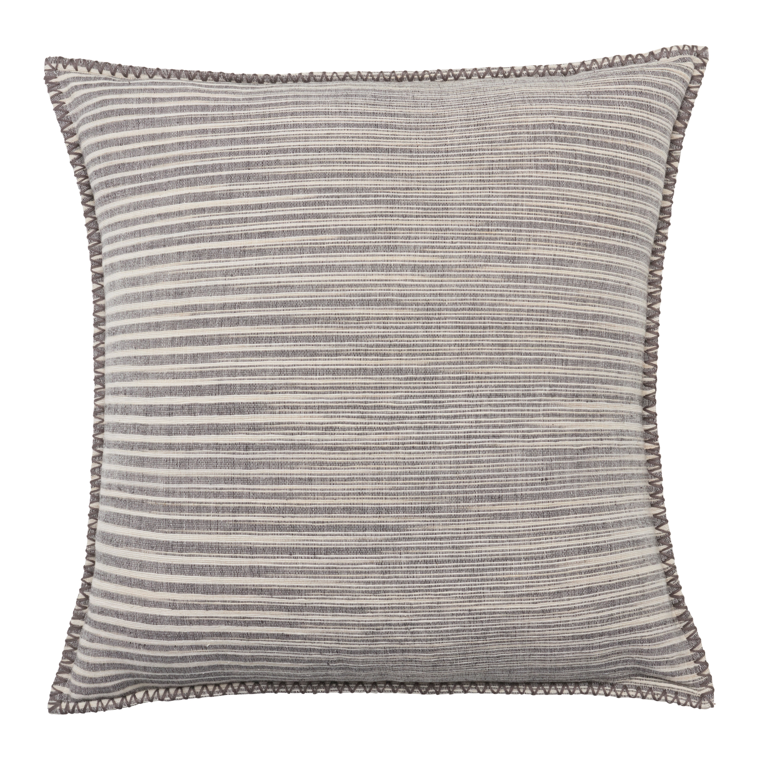 Rogin Stripes Cotton Throw Pillow