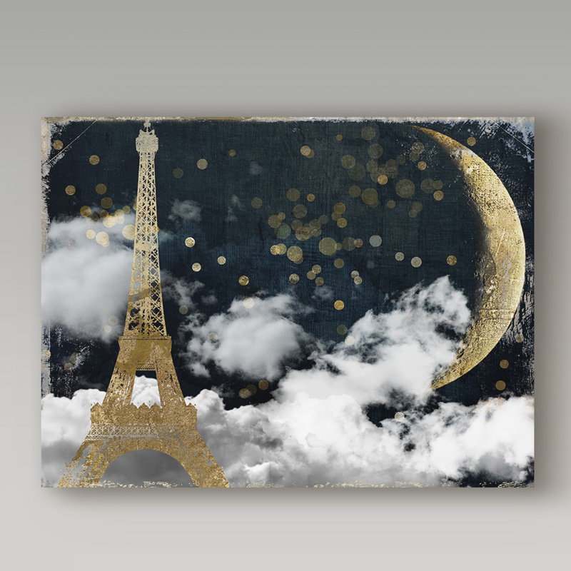 «Jadaya Cloud Cloud Paris», impression sur toile tendue, H 35 po x l 47 po