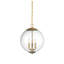 Lustre globe en laiton naturel à 3 lumières Patterson-1577483081