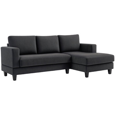 Canapé modulaire avec méridienne 3 places