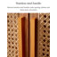 Modern Minimalist White Waxwood Rattan Storage Wardrobe