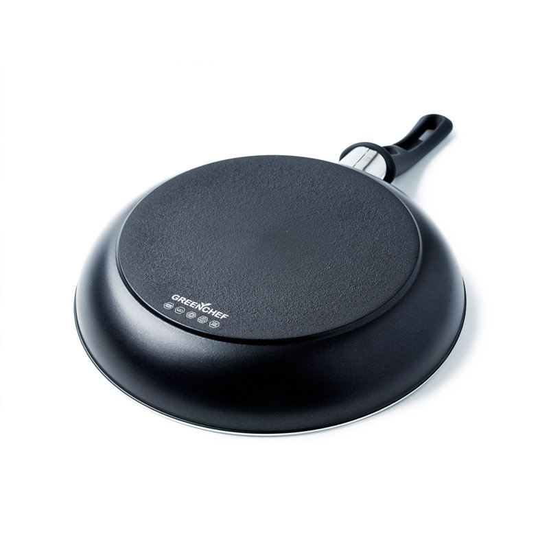 GreenChef Soft Grip Aluminium Non-Stick 28cm/3.6 Litre Wok