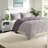 Comfortable Polyester Bedding Sets, Reversible Diamond Quilt For Home