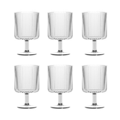 Laya Fluted Acrylic Goblet