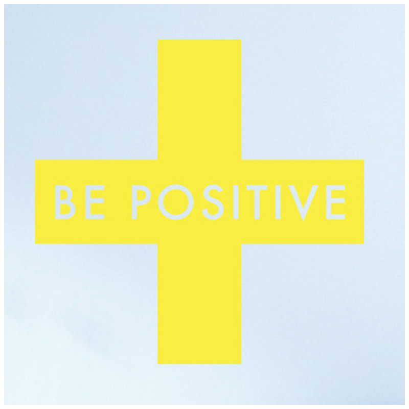 Wall Decal, 40" H x 40" W, Bright Yellow
