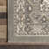 Daye Traditional Tiled Power Loom Performance Gray/Beige Rug