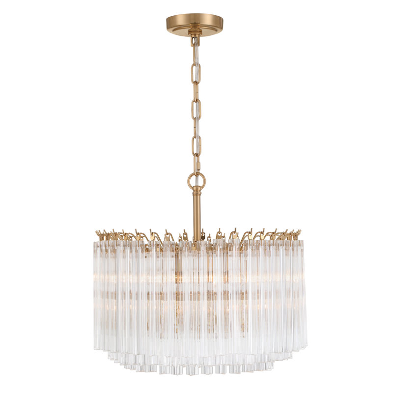 Lustre 5 lumières Molly, Doré