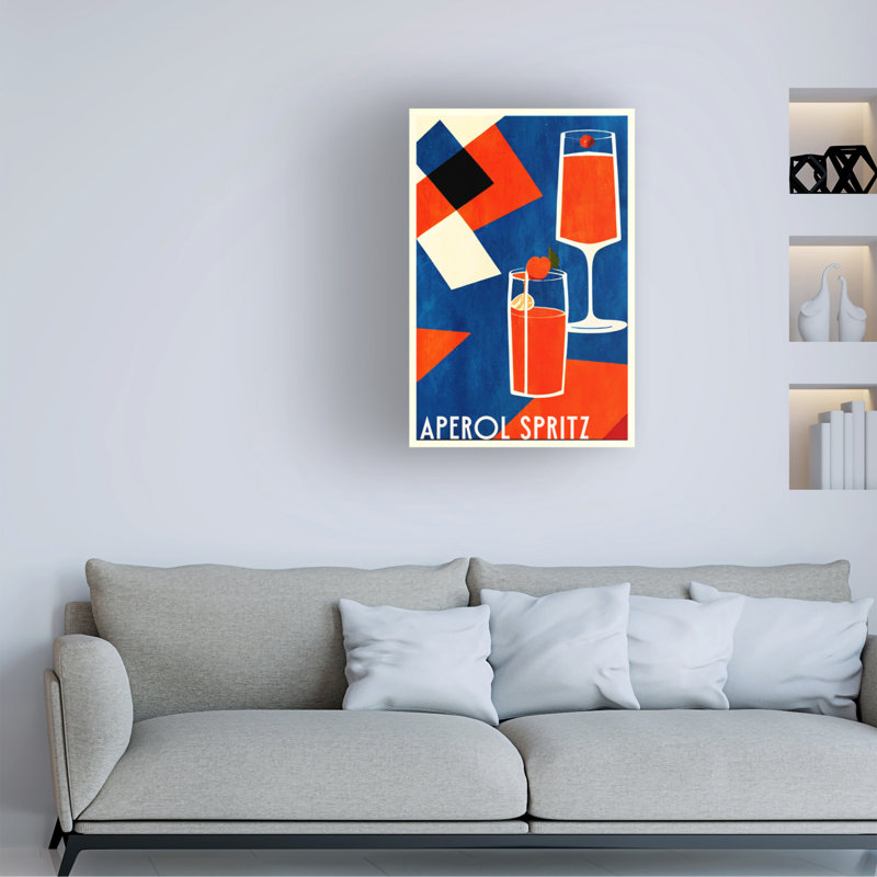 Aperol Spritz, H 24 po x l 16 po x P 2 po