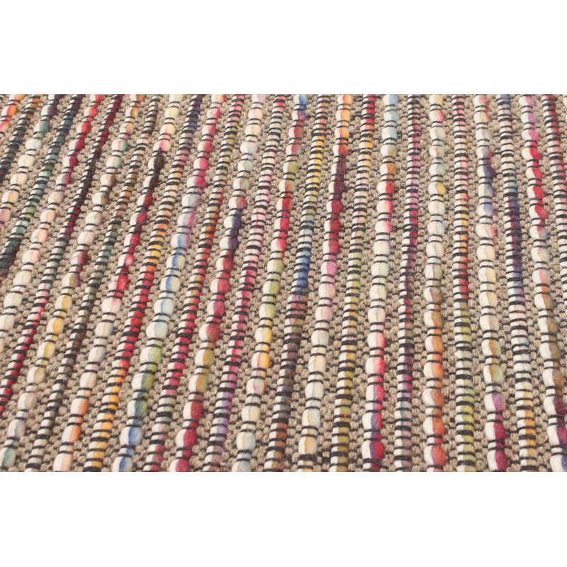 Wool Abstract Indoor Rug