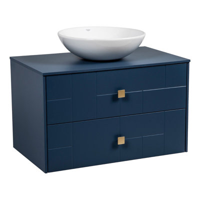 Meuble-lavabo mural moderne avec lavabo Spruha-W_Modern