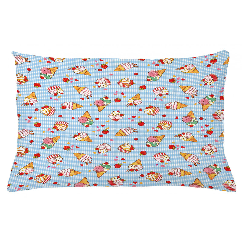 Housse de coussin lombaire intérieur/extérieur crème ice, 16 po x 26 po