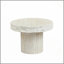 Table basse ronde en fibre de verre