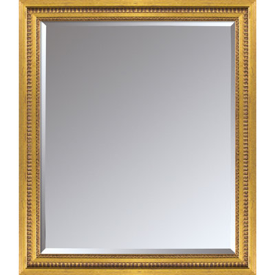 Mulcahy Wood Rectangle Wall Mirror