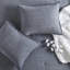 Simple / simple TG, édredon 2 pièces, bleu, 100% coton sergé délavé, tout, respirant, coton délavé, conception polyvalente, entretien facile-121262357