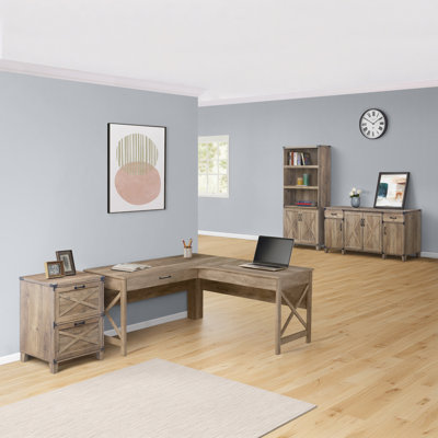 Ensemble de bureau en L 4 pièces Coble
