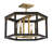 Mercer41 Union Estates Coal And Soft Brass Semi Flush