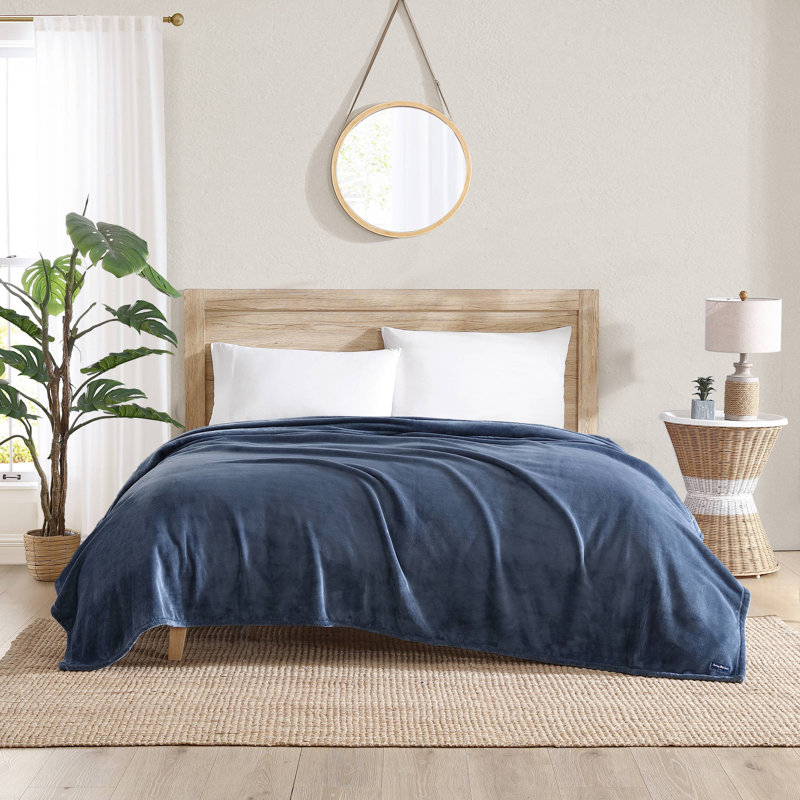 Blanket, Medium Blue, King