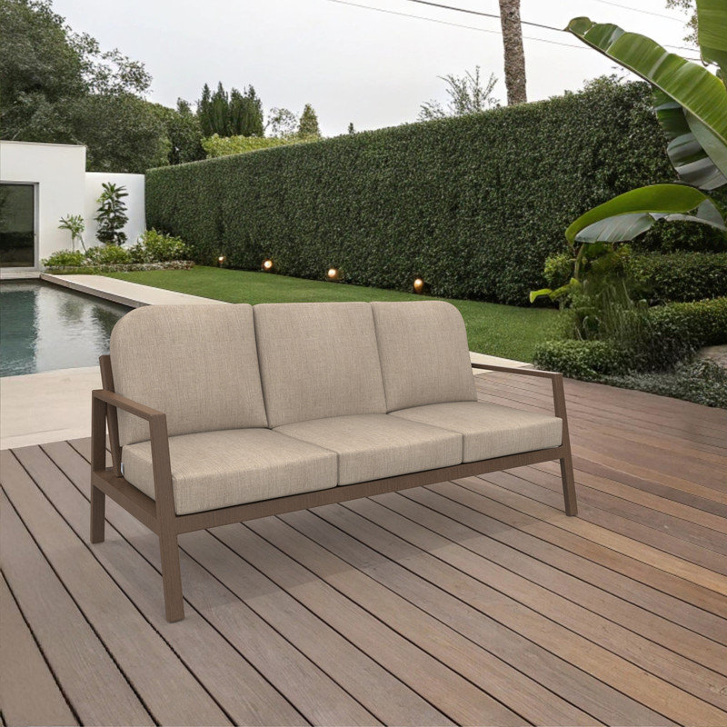 Ensemble de coussins de canapé Sunbrella® avec mousse à haute densité de 5 po, ensemble de 3 coussins de banc