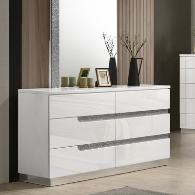 Commode double 6 tiroirs 62,99 po Arielah
