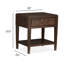 Table de chevet ouverte