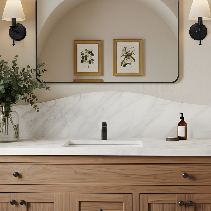 EVERSTEIN Basin Mixer Tap with Pop-Up Waste, Matte Black