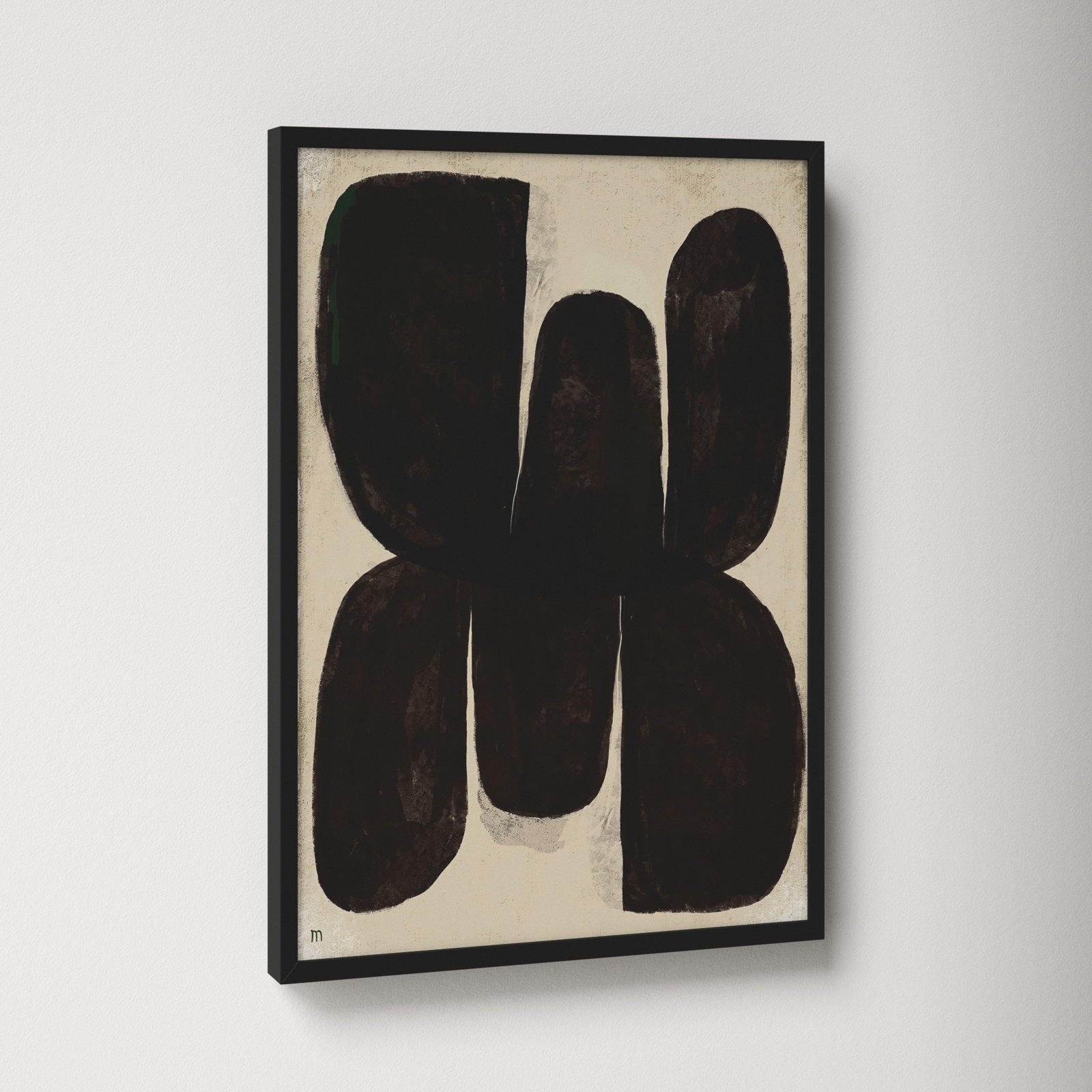 Night Butterfly by StudioM, Black, 20" H x 14" W x 1.25" D