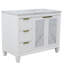 Ensemble de meuble-lavabo simple 43 po avec miroir Schreck-110643863