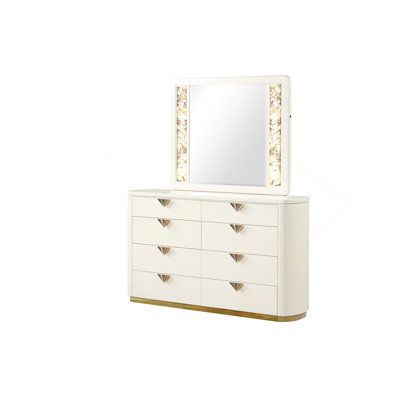 Commode 8 tiroirs La Pierre Modern Style