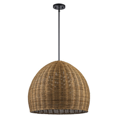 Pippa Dimmable Woven Single Light Pendant