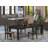 7 Piece Dining Room Table Set Consist of a Rectangle Wooden Table with Butterfly Leaf and 6 Faux Leather Kitchen Dining Chairs, Black-126188857-49667145-22133888