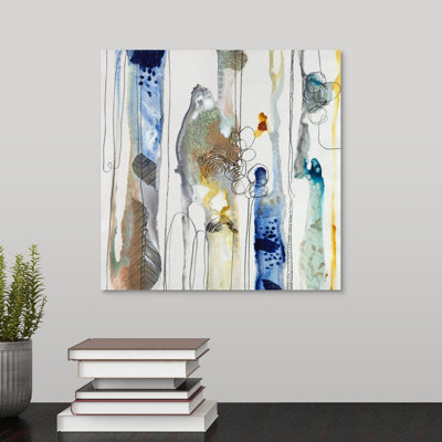 « botanique contour xi », peinture sur toile