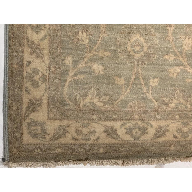 Wool Oriental Area Rug in Gray
