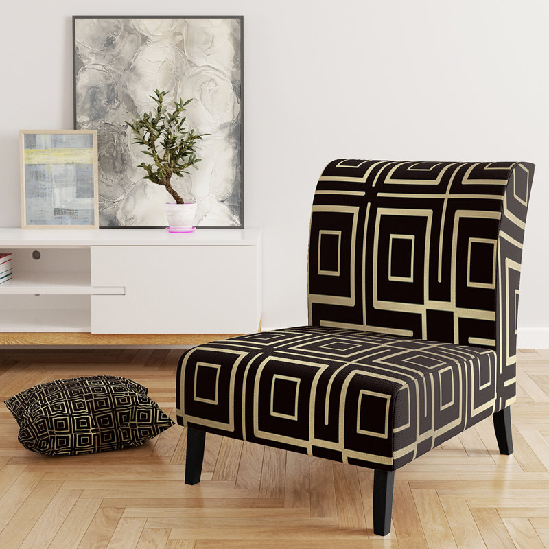 Fauteuil de chambre rembourré Golden Luxury