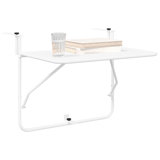 Balcony Table Metal Medium Collapsible Patio Table