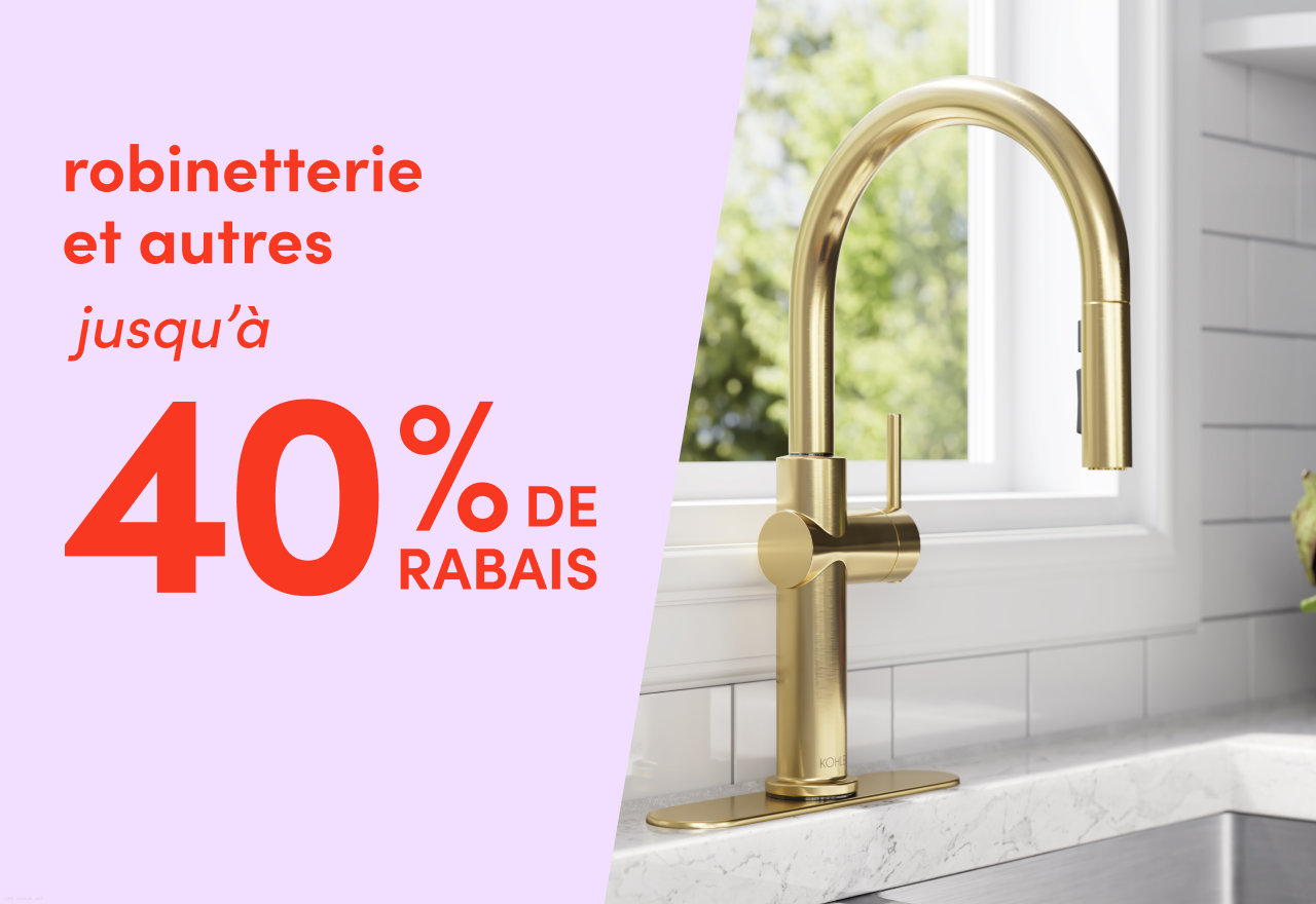 robinetterie et autres en solde