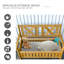 Banc de patio en bois avec boîte de rangement, banc de rangement extérieur 29 gallons-1603193573