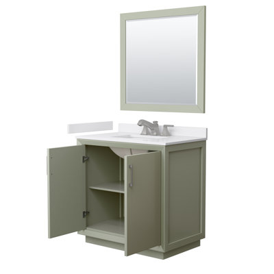 36 in. Single Vanity with Mirror