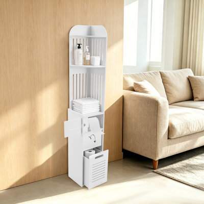 Plastic / Acrylic Freestanding Bathroom Cabinet