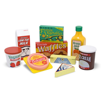 Fridge Food Set Wooden Play Food Set