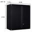 Armoire de rangement simple en métal Latéralica (H 28 po x l 26 po x P 14 po)