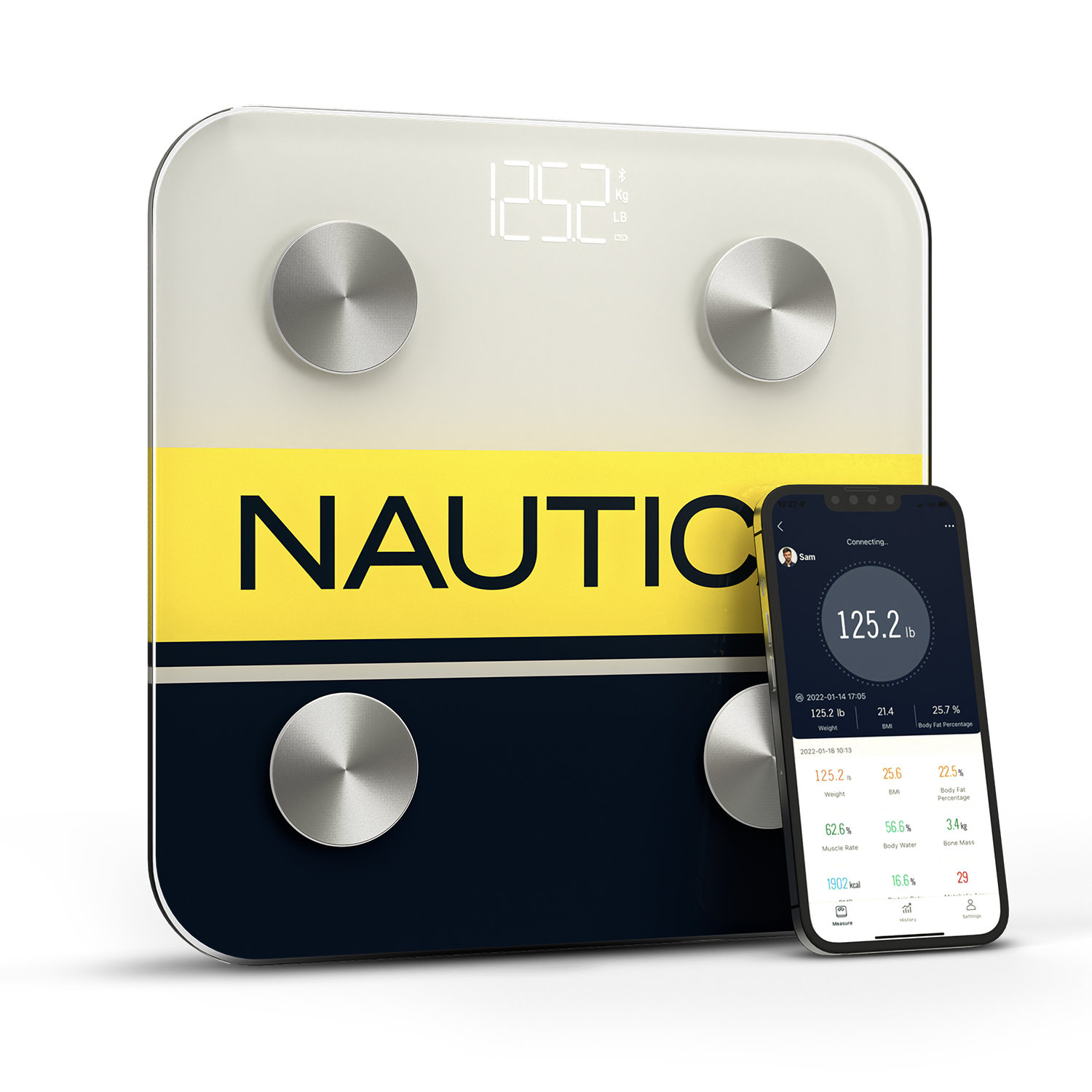 Nautica Smart Scale Body Composition Analyzer Bmi