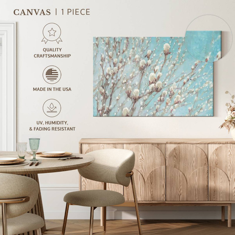 Harnek au début du printemps, H 34 po x l 51 po