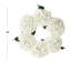 Grande couronne blanche de 18 pouces
