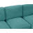 84" Upholstered L Shape Sofa With USB Ports-1782697375