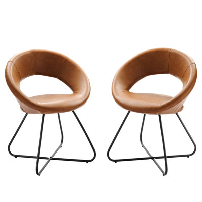Ensemble de 2 chaises de salle à manger Nouvelle Vegan par Modway