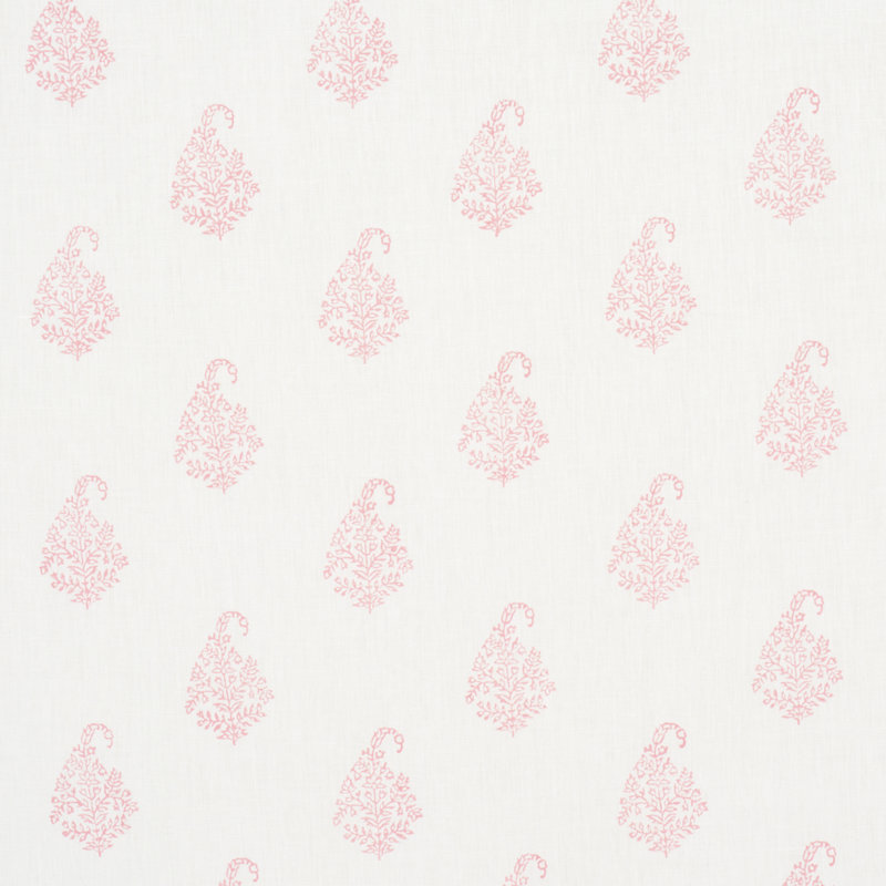 Tissu à motif cachemire Kerala, Rosé