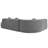 122" Large Chenille Curved Sectional-1345376841
