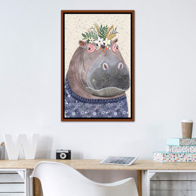 «Hippo» par Mia Charro - impression d'art graphique